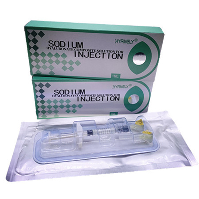 محلول هيالورونات الصوديوم للعين إزالة الدوائر الداكنة ملء الجلد 1 مل
