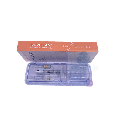 Original Korea Revolax Dermal Filler Cross Linked Hyaluronic Acid Injection 24mg / ml. الأصلي كوري ريفولاكس حشو جلدي عبر حقن حمض الهيالورونيك المتصل 24 ملغ / مل