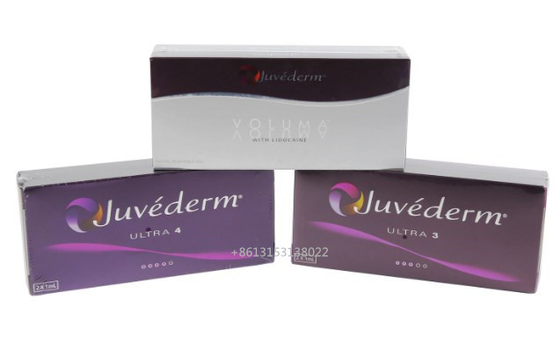 Juvederm Ultra 3 Ultra 4 Voluma Injection Facial Filler 2 * 1ml لطي الأنف الشفوي