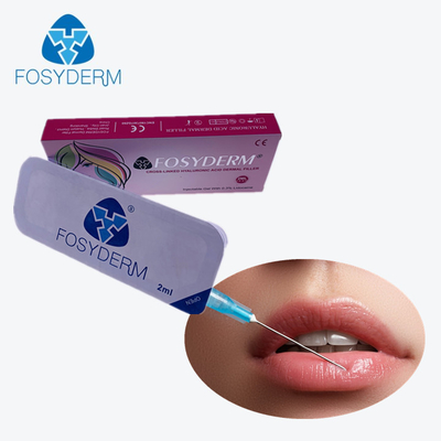 2 مل Fosyderm Derm Hyaluronic Acid Dermal Filler للشفاه والتجاعيد المتوسطة