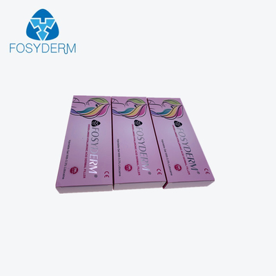 2 مل Fosyderm Derm Hyaluronic Acid Dermal Filler للشفاه والتجاعيد المتوسطة