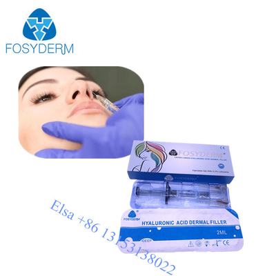 Fosyderm حقن حمض الهيالورنيك عن طريق الجلد مع lidociane 2ml Lip Nose Face Fillers