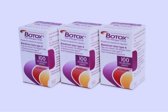 حقن Allergan Botulinum Toxin يزيل التجاعيد 100 وحدة من البوتوكس