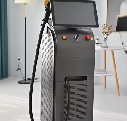 آلة إزالة الشعر بالليزر 808nm متقدمة 15.6 بوصة 4K شاشة ذكية 10-120J/cm\u00b2