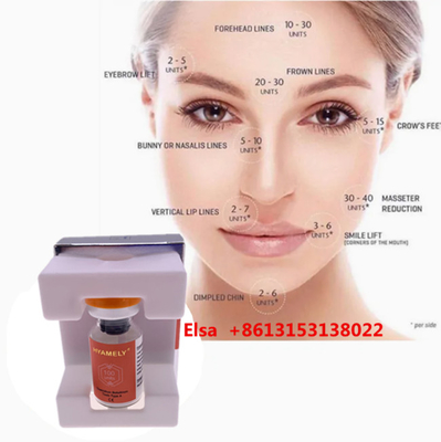 دواء Hyamely  السمية البوتولينية حقن البوتوكس 100 وحدة التجاعيد إزالة مسحوق