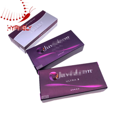 شفرة الشفاه الشفافة Juvederm Ultra 3 الحشوة الحمض الهيالوروني الحشوة الجلدية للوجه والجسم