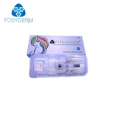 ملء HA يطبق على الوجه الخد الشفاه والجسم لتحسين حجم فعال