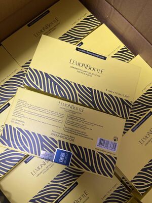 منتج ساخن محلول إذابة الدهون بالليمون 10 مل × 5 قوارير