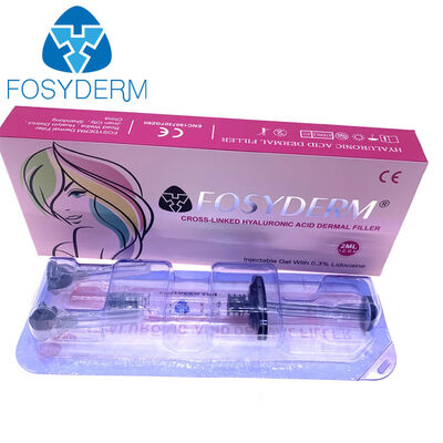 Fosyderm حمض الهيالورونيك حشو الشفاه الجلدي حشو الجلد الوجه المتشابك