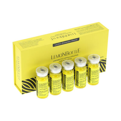LEMONBOTTLE Ampoule Solution For Face and Body 5 vials Lipolysis Solution