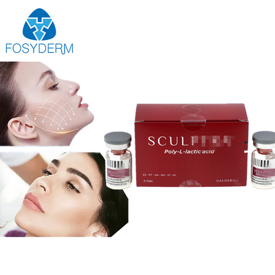 PLLA Injection Red Sculpt White Powder Face Lifting Collagen Regeneration