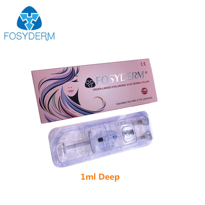 حقن Fosyderm Deep Dermal Hyaluronic Acid Filler 24mg / Ml لتكبير الذقن