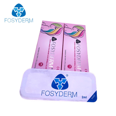 Fosyderm 2Ml Lips Filler يزيل التجاعيد المتوسطة Hyaluronic Acid