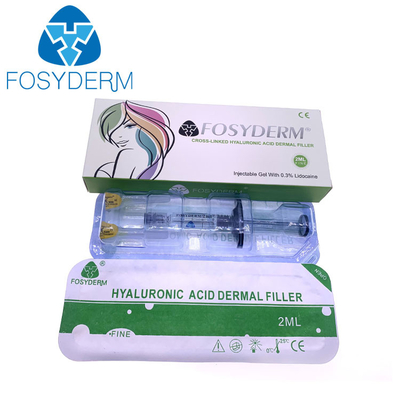 Fosyderm 2ml حشو للخطوط الدقيقة للوجه وحمض الهيالورونيك الجلدي