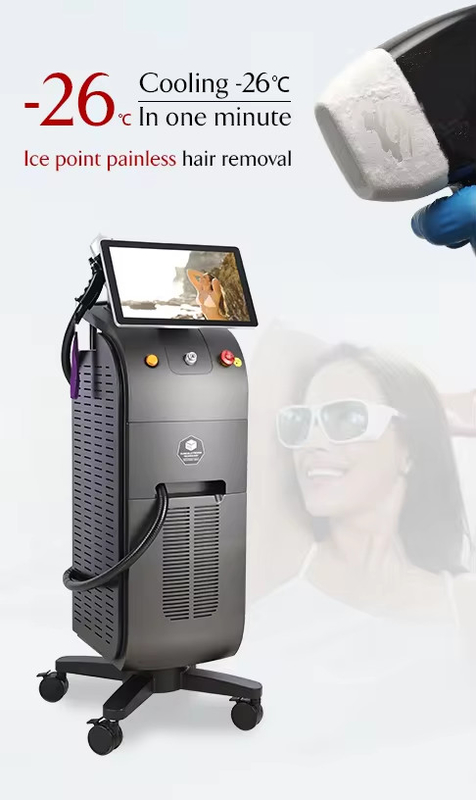 TEC مكثف مشعّل ليزر إزالة الشعر آلة 755 808 940 1064 نانومتر ليزر ثنائي الصوت