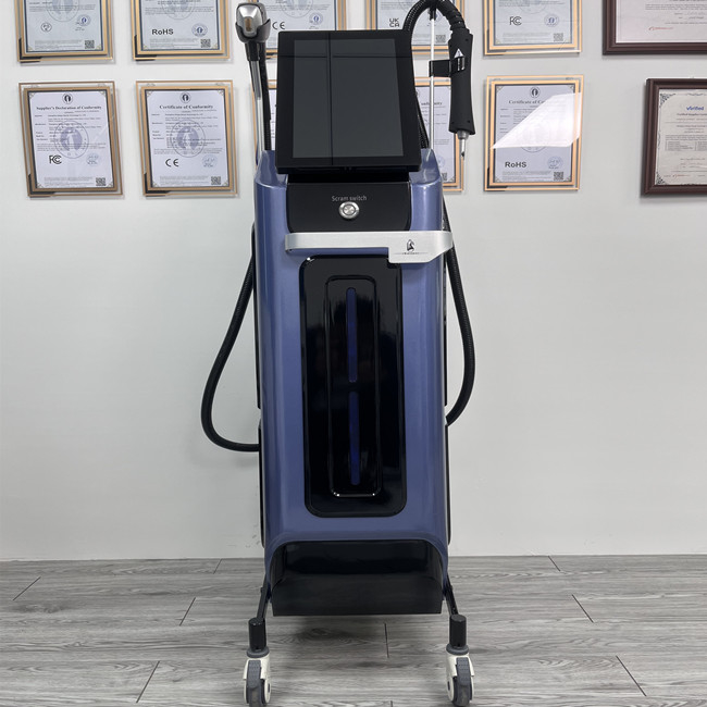2024 OEM ليزر محترف إزالة الشعر 3 موجة ليزر ثنائي الصوت 755 808 1064 ليزر Yag