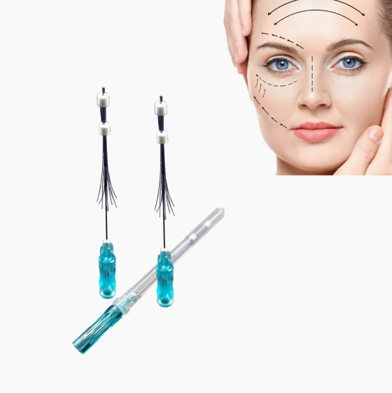 رفع الجلد الجمالي الخيوط الكبيرة للخيوط الكورية الغزل Pdo Thread Lift لمكافحة التجاعيد