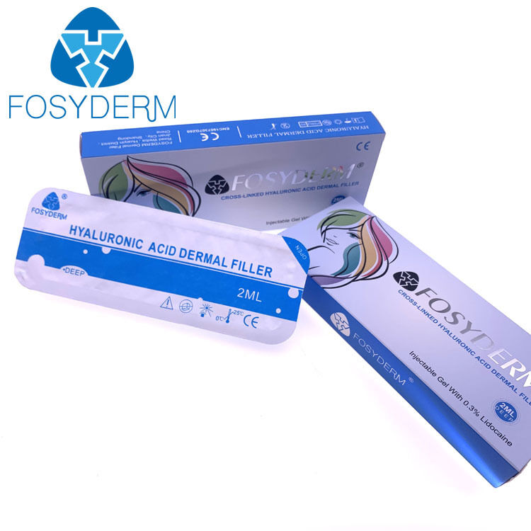Fosyderm حمض الهيالورونيك حشو الشفاه الجلدي حشو الجلد الوجه المتشابك