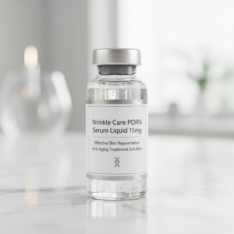سيروم سائل PDRN للعناية بالتجاعيد بتركيز 15 ملغ في قنينة لإعادة تجديد البشرة بفعالية وعلاج مضاد للشيخوخة