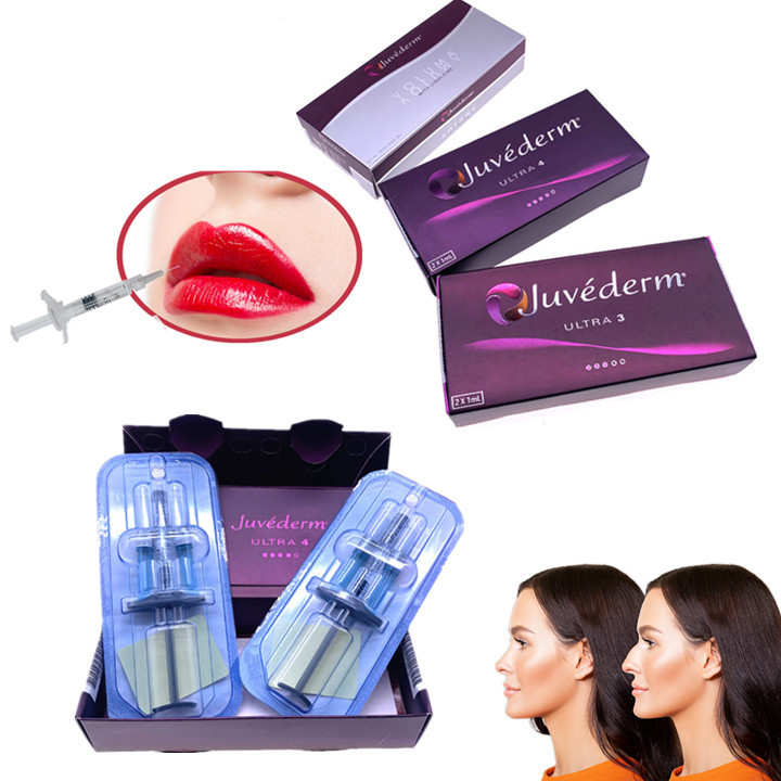 قطعتان من حقن حشو الذقن Juvederm للشفاه ألترا 3 ألترا 4 فولوما