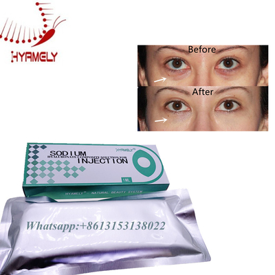 Hyamely Panda Needle تحت العين الهالات السوداء حمض الهيالورونيك يدوم طويلاً عن طريق الجلد