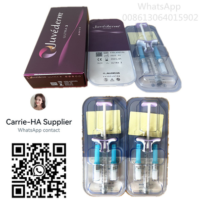حشو الشفاه Juvederm Voluma الشفافة Juvederm Ultra 3 Dermal