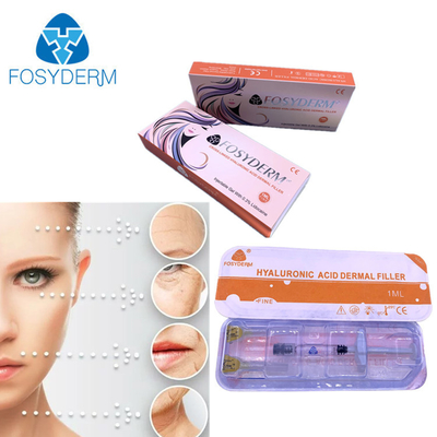 1 مللي حشو جلدي من حمض الهيالورونيك Fosyderm يزيل الخطوط الدقيقة