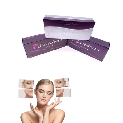 2 مللي Juvederm Dermal Filler Injection لشفاه ممتلئة الوجنتين حمض الهيالورونيك