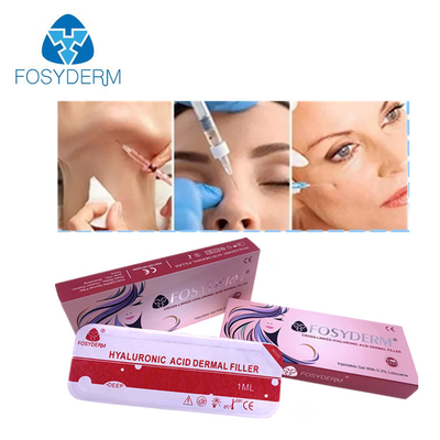 حقن شد شد الوجه HA Dermal Filler عن طريق الحقن Fosyderm 2ml